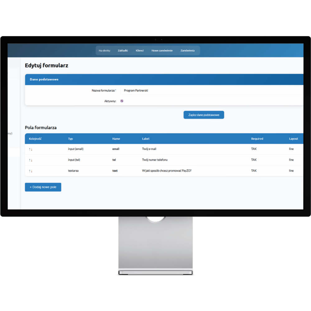 Generator formularzy