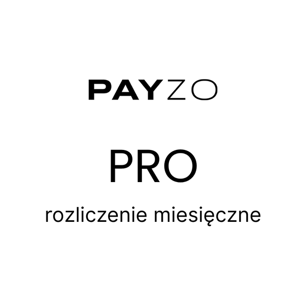 PayZO Pro | abonament miesięczny