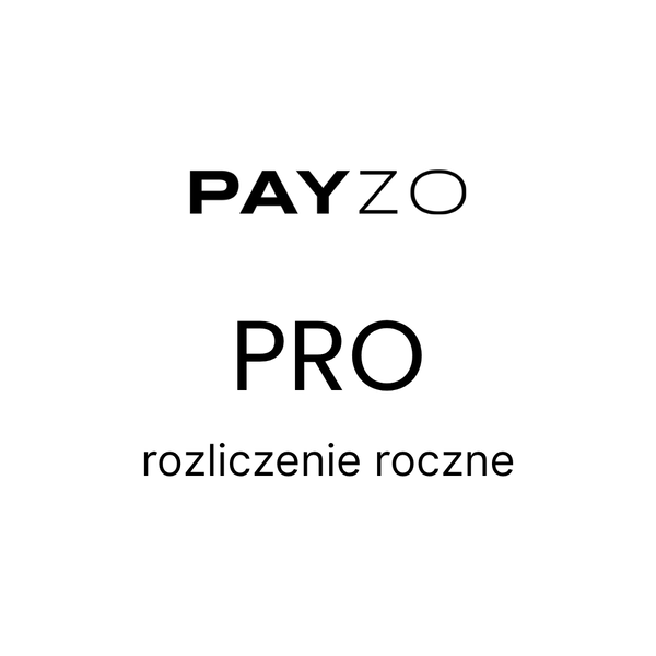 PayZO Pro | abonament roczny